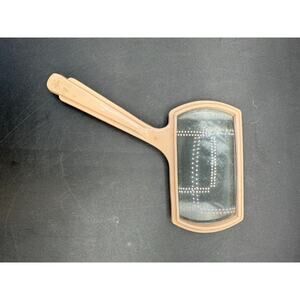 Vintage Swift Rectangular Reader Pink Handle Magnifying Glass - #575